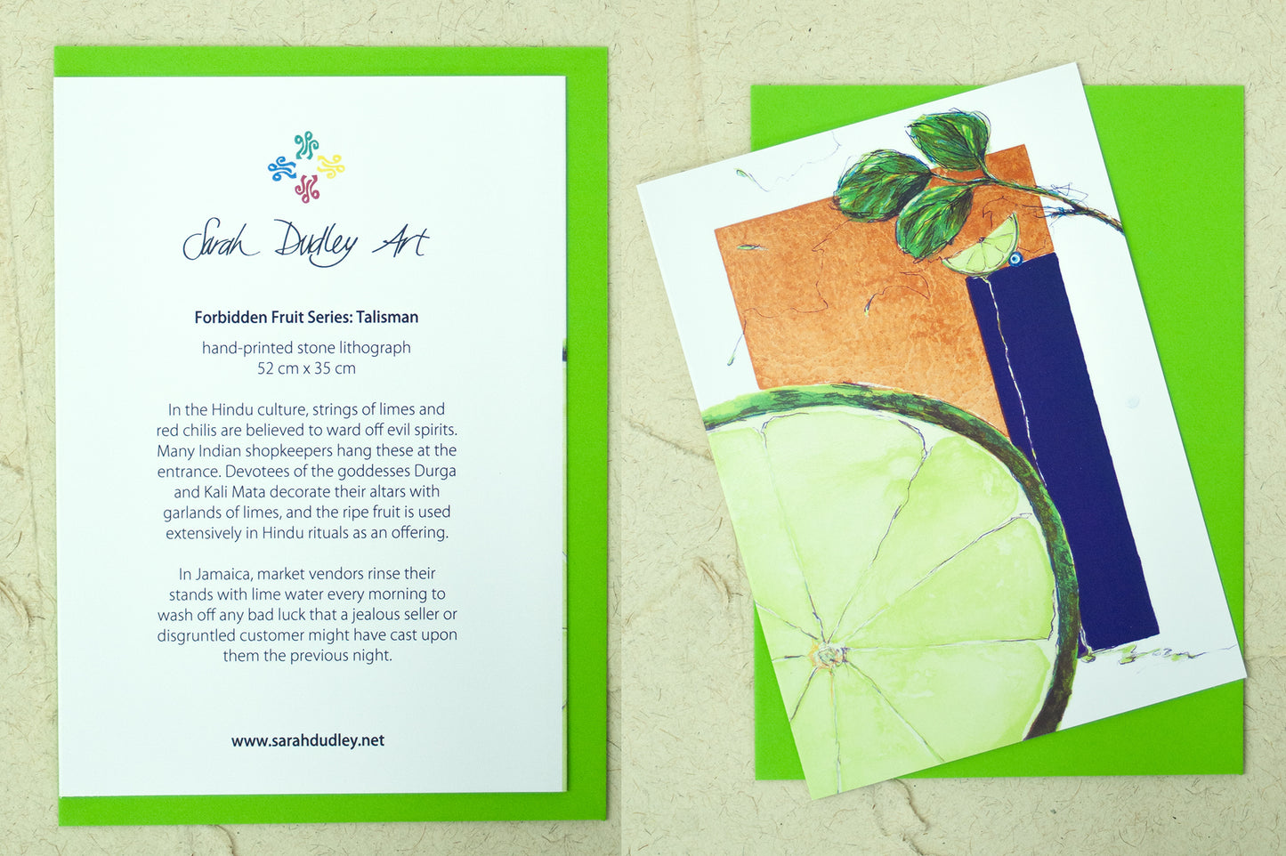 11 Forbidden Fruit Notecards, full set of 10 + bonus card