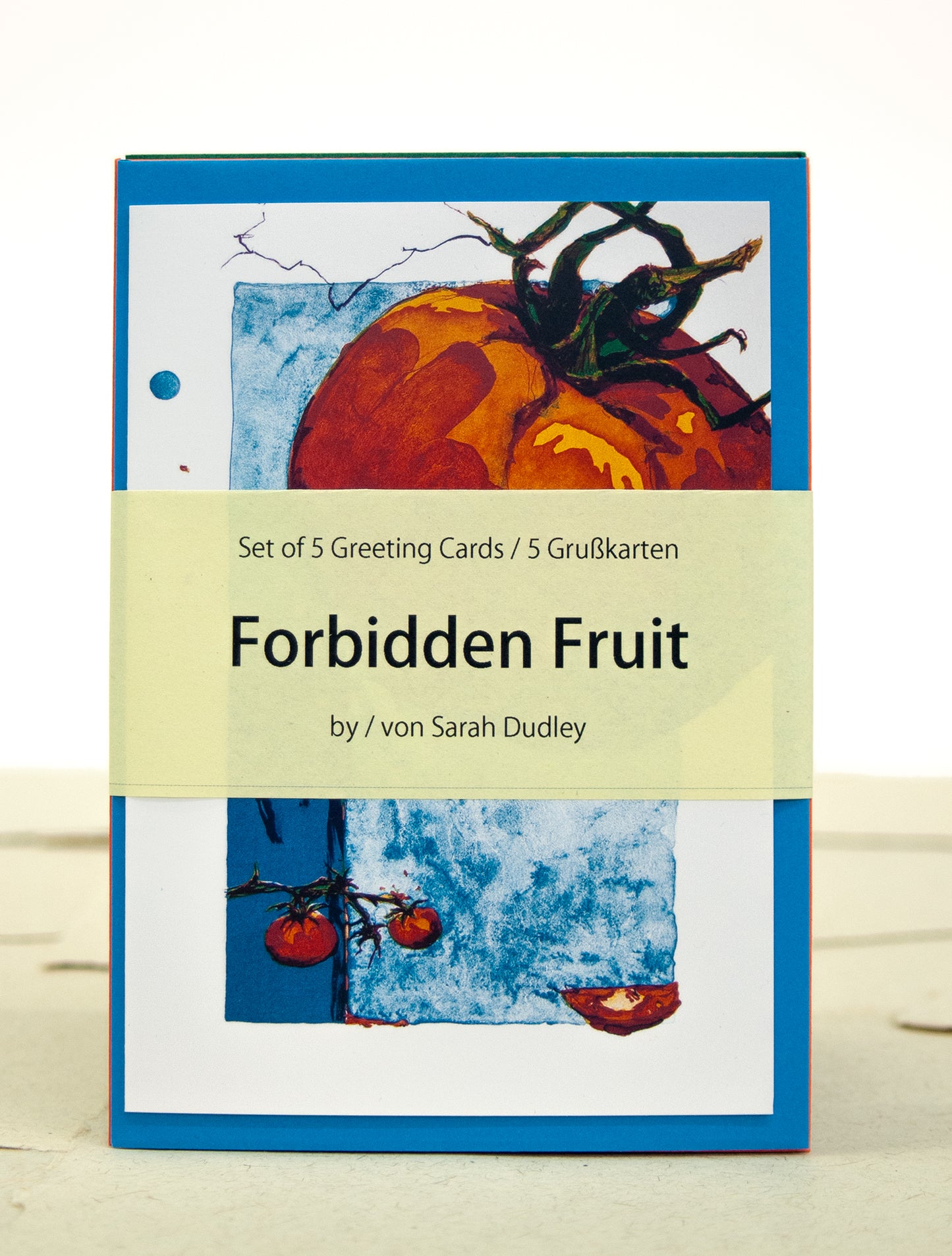 5 Forbidden Fruit Notecards, Set #2