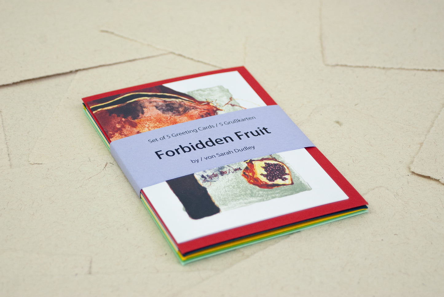 5 Forbidden Fruit Notecards, Set #1